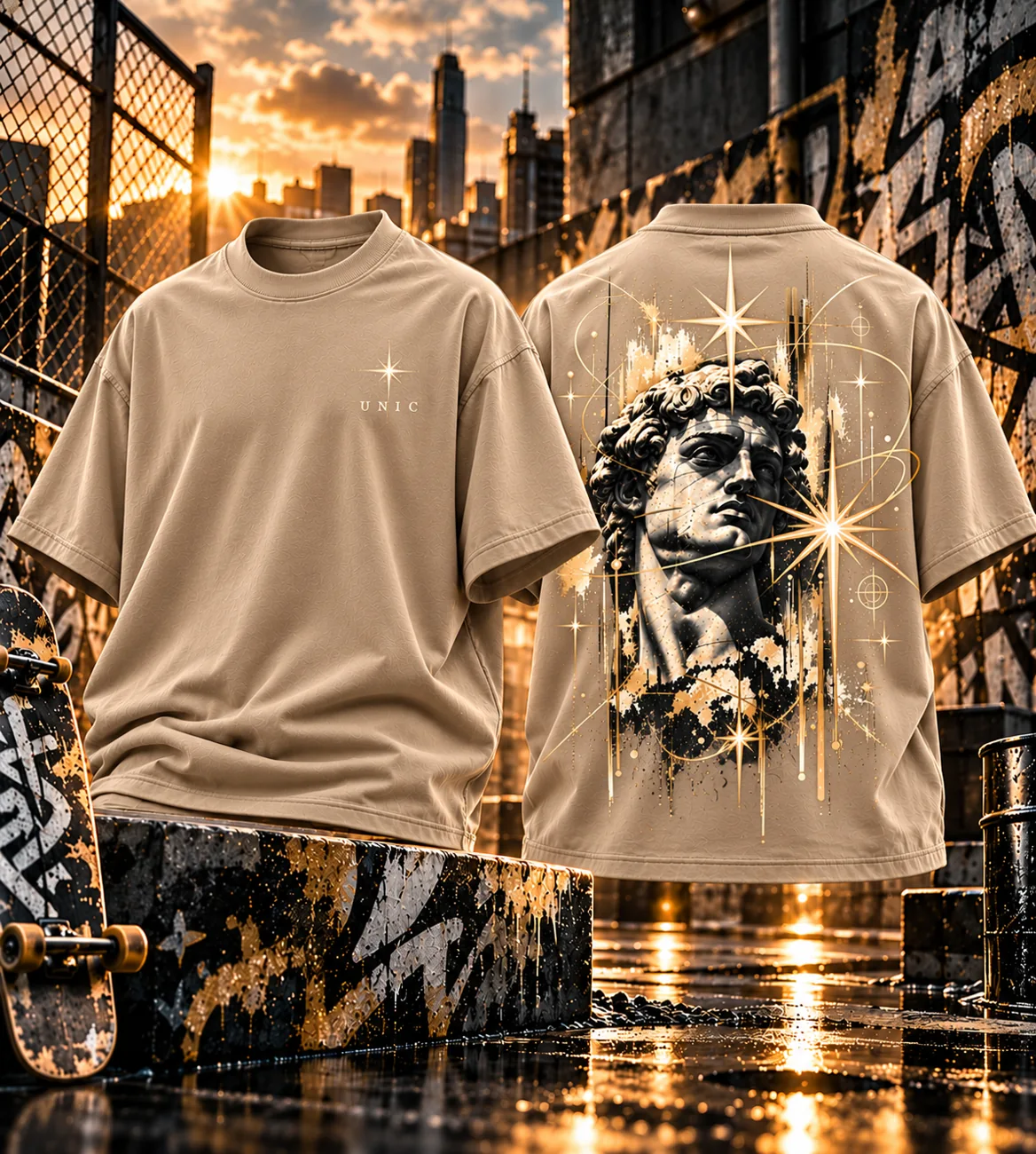Camiseta UNIC beige