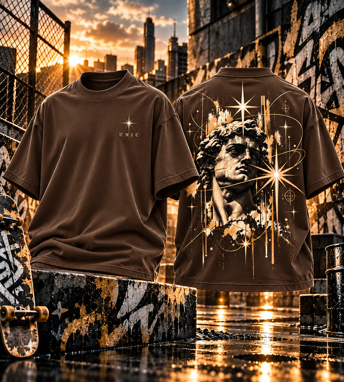 Camiseta UNIC café